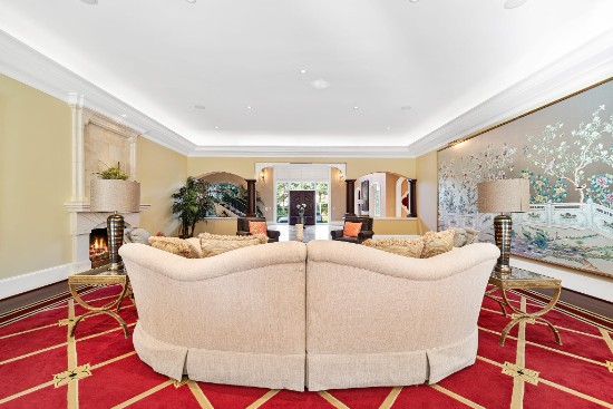 formal living room area of 12324 birchfalls drive