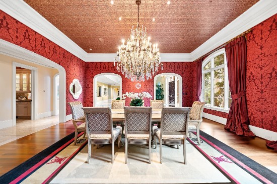 dinning room at 12324 birchfalls drive