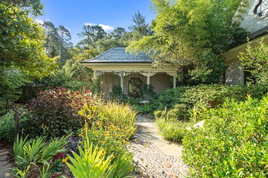 back of of 12324 birchfalls drive garden area