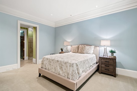 bedroom in guest suite at 12324 birchfalls drive