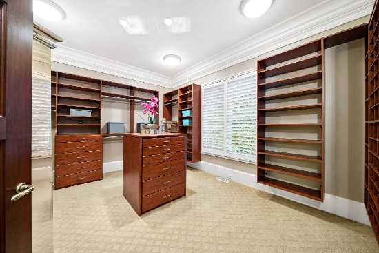 master closet at 12324 birchfalls drive